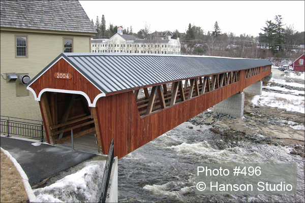 Littleton, NH - Pedestrian Bridge - Winter